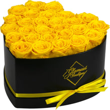 Load image into Gallery viewer, Forever Roses Heart Box – Luxury Preserved Flower Arrangement