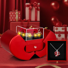 Load image into Gallery viewer, Preserved Real Red Rose with L Love You Forever Flowers Rose Valentines Day Gifts for Her Wife Girlfriend Women Mom Grandma on Valentines Mothers Day Christmas Anniversary Romantic-Red
