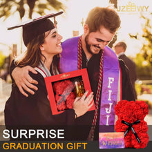 Load image into Gallery viewer, Flower Rose Bear for Mom,Perfect Birthday Romantic Gift for Wife Daughter Girlfriend Friend Her,Light up Rose in Glass Dome for Birthday Anniversary Mothers Day Valentines Day
