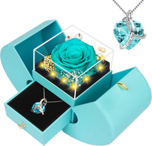 Load image into Gallery viewer, Preserved Real Red Rose with L Love You Forever Flowers Rose Valentines Day Gifts for Her Wife Girlfriend Women Mom Grandma on Valentines Mothers Day Christmas Anniversary Romantic-Red
