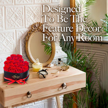 Load image into Gallery viewer, Forever Roses Heart Box – Luxury Preserved Flower Arrangement

