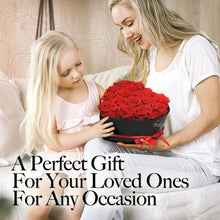 Load image into Gallery viewer, Forever Roses Heart Box – Luxury Preserved Flower Arrangement
